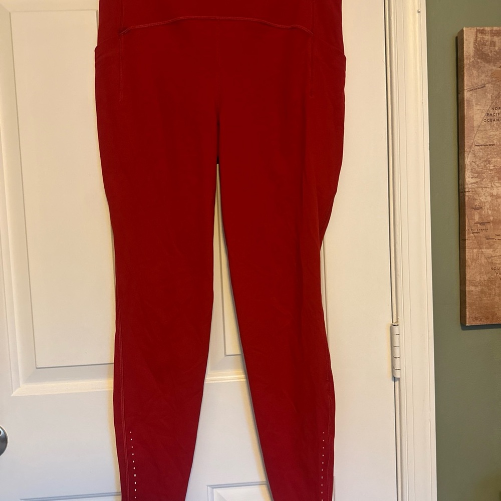 Lululemon Athletica Bold Red Leggings